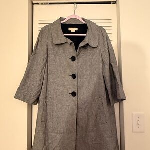 Michael Kors Gray Trench Coat